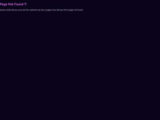 not_found screenshot