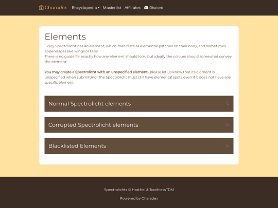 elements screenshot