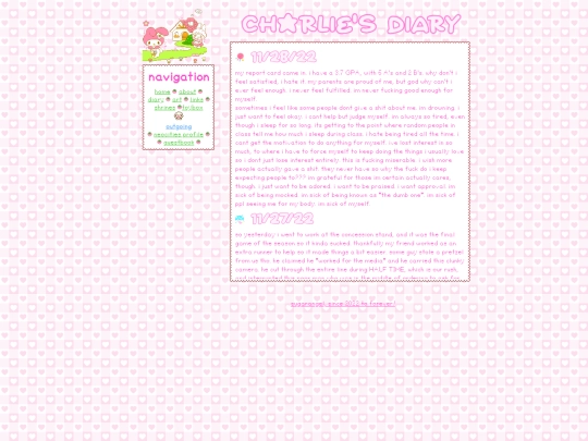 diary screenshot