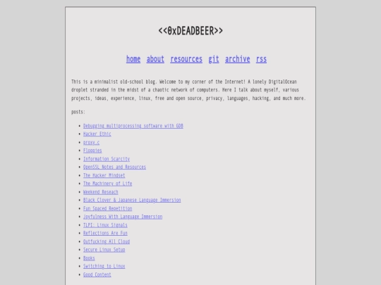 index screenshot