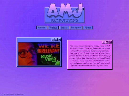 portfolio screenshot
