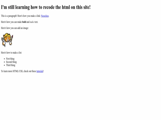 index screenshot
