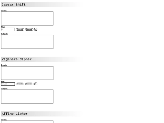 cipher screenshot