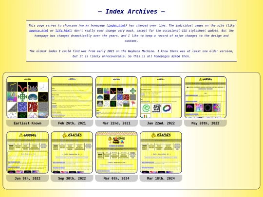 index-archives screenshot