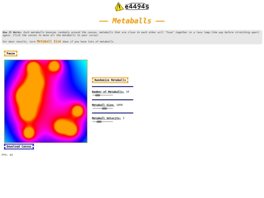 metaballs screenshot