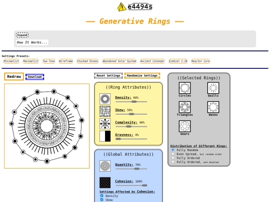 rings screenshot