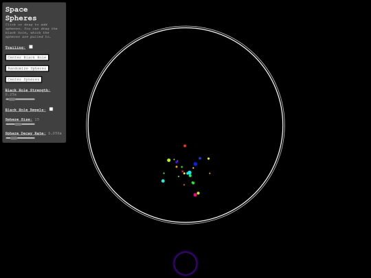 space-spheres screenshot