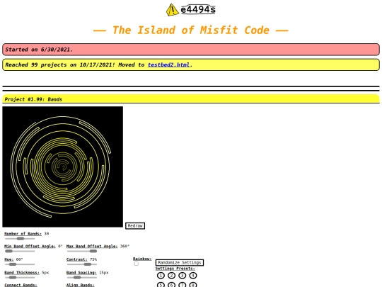 testbed screenshot