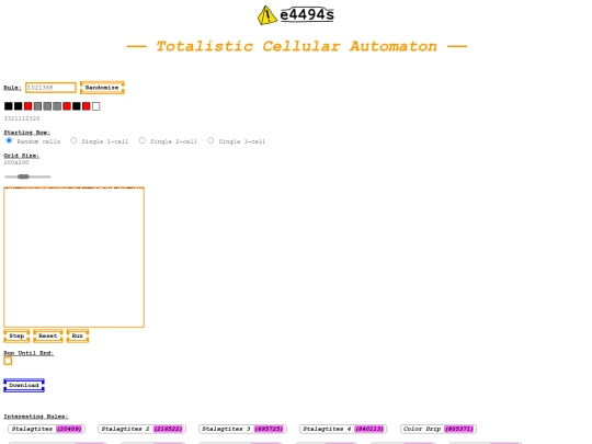 totalistic screenshot