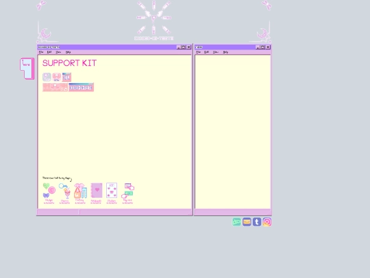 support screenshot