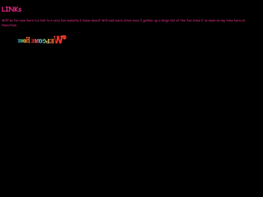 links screenshot