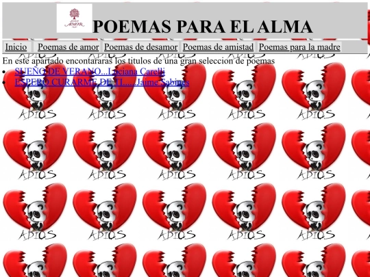 pagina1/poemas de desamor screenshot