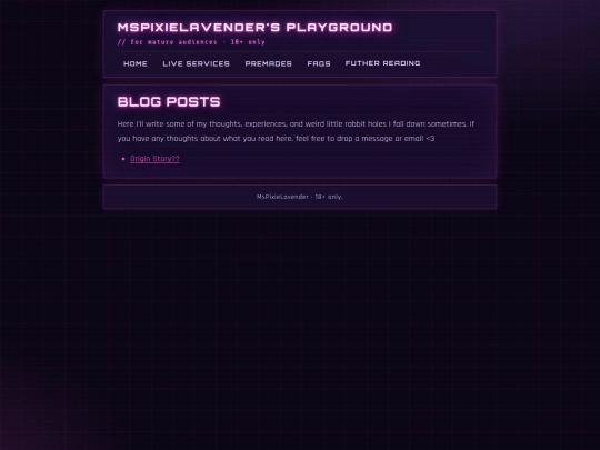 blogindex screenshot