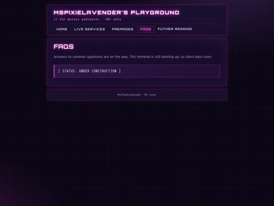 faq screenshot