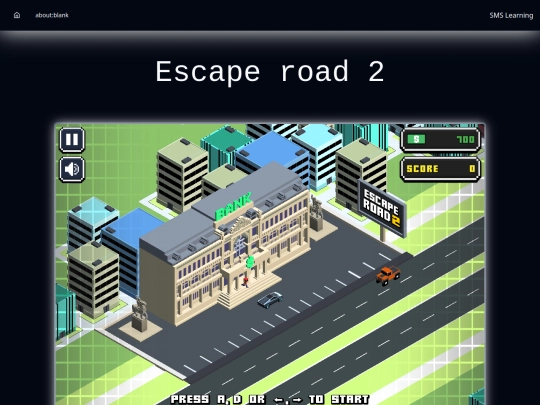 learn/escape-road-2 screenshot