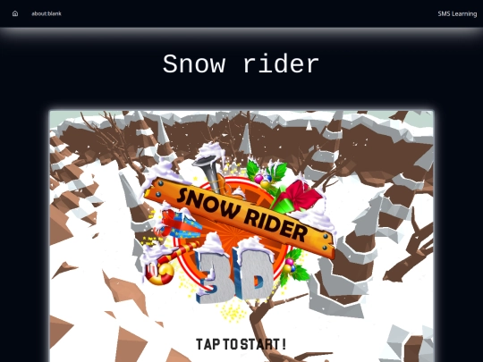learn/snow-rider screenshot