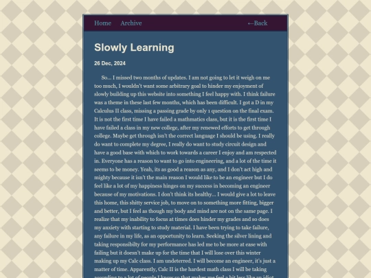 Neocities/blog/posts/2024-12-26-Slowly-Learning screenshot