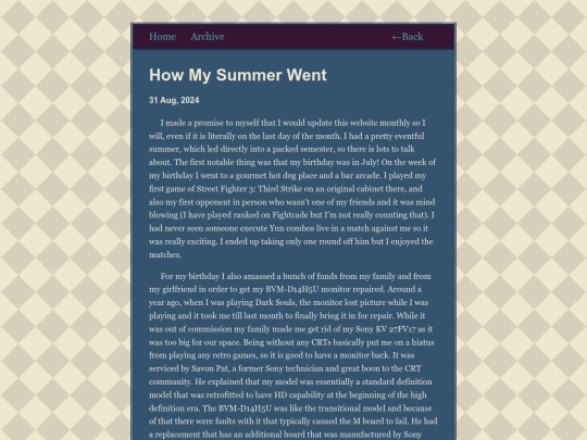 blog/posts/2024-08-31-How-My-Summer-Went screenshot