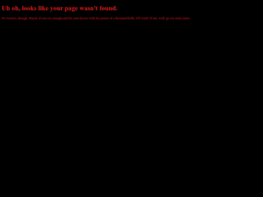not_found screenshot