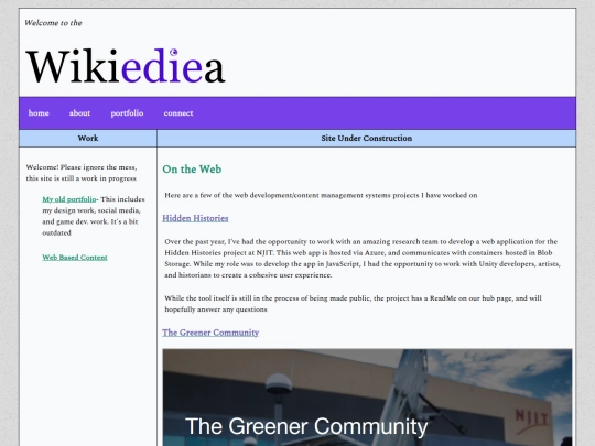 portfolio screenshot