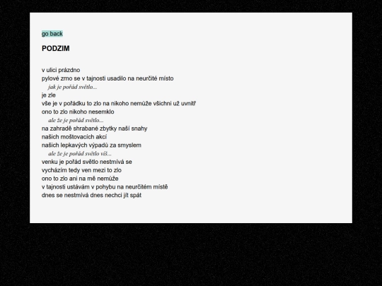 text/podzim screenshot