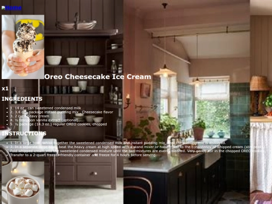 Recipes screenshot