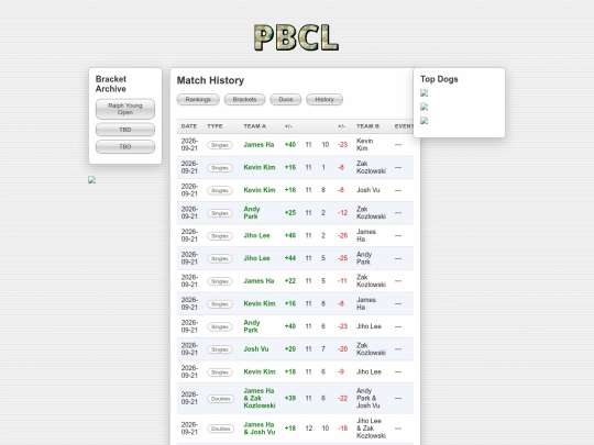 pickleball/history screenshot