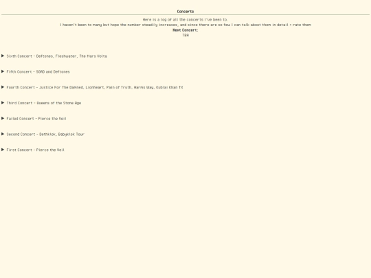 blog/concerts screenshot