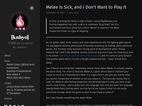 archive/melee-is-sick screenshot