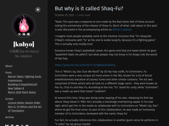 cohost/shaq-fu screenshot