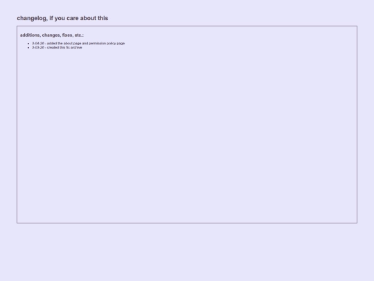 changelog screenshot