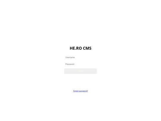 login screenshot