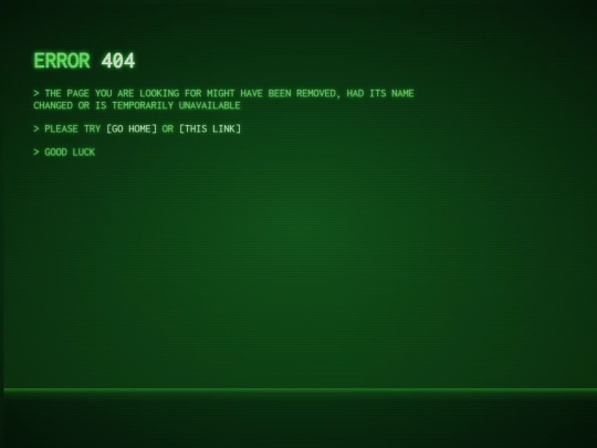 not_found screenshot