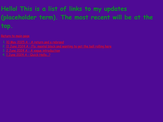 UpdateLog screenshot