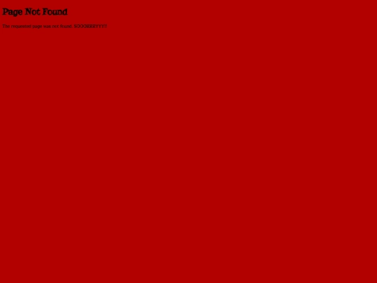 not_found screenshot