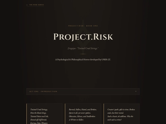Stochora/Project-risk screenshot