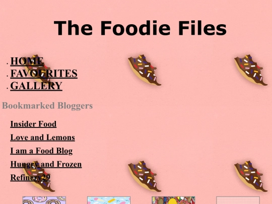 Favourites screenshot