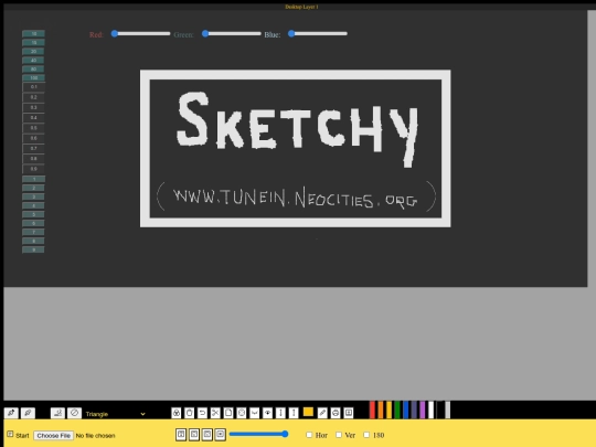 draw/sketchy screenshot