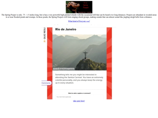 quizzes screenshot
