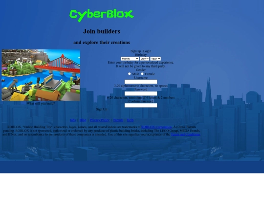 login screenshot
