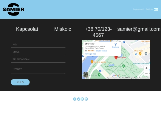 contact screenshot