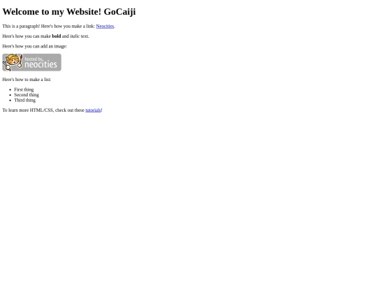 index screenshot