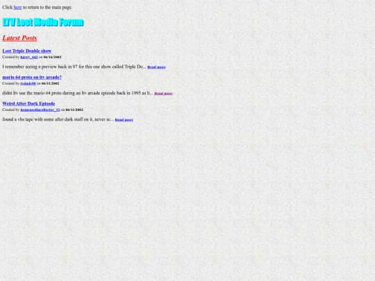 ltv_lost_media_forum screenshot