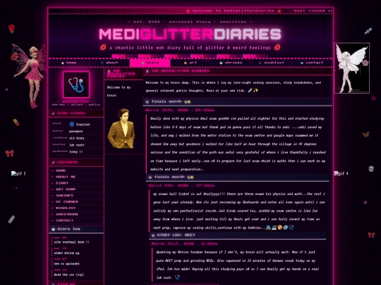 diary screenshot