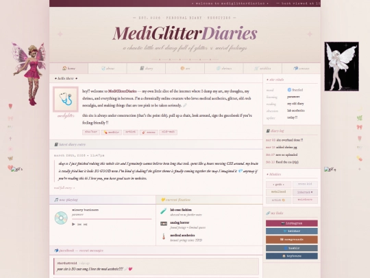 mediglitterdiaries_index(1) screenshot