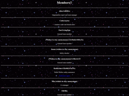 members screenshot