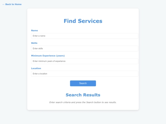 search screenshot