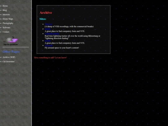 archive screenshot