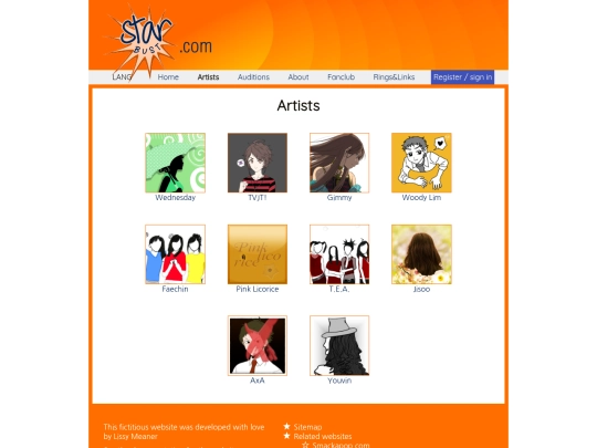 artists screenshot