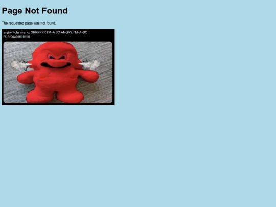 not_found screenshot